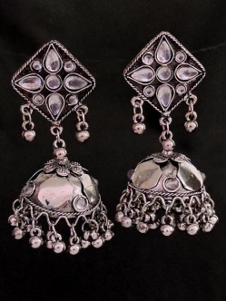 oxidised-earrings-AKVNTOER11